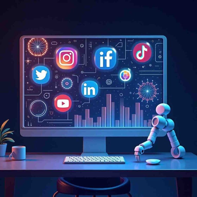 AI Social Media Tools for content automation and growth insights